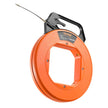 VEVOR Fish Tape, 100 ft, 3/16-inch, Fiberglass Wire Puller with Optimized Housing and Handle, Easy-to-Use Cable Puller Tool, Flexible Wire Fishing Tools for Wall and Electrical Conduit, Non-Conductive