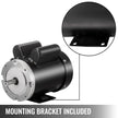 VEVOR 115V 230 V Electric Motor 56C Frame 1.5 hp Electric Motor 1725 RPM Single Phase Electric Motor 5/8 Inch Keyed Shaft for the Matching of Water Pumps