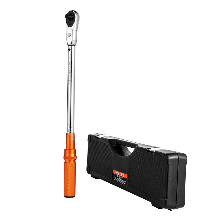 VEVOR Adjustable Click Torque Wrench 1/2Inch Drive 20-160 lbf-ft/27.1-216.8 N.m