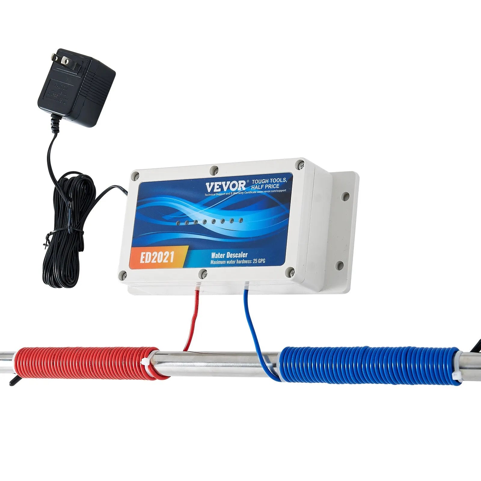 VEVOR Electronic Water Descaler System Whole House Salt Free Descaler for Home