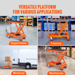 VEVOR Hydraulic Lift Table Cart, 500lbs Capacity 28.5