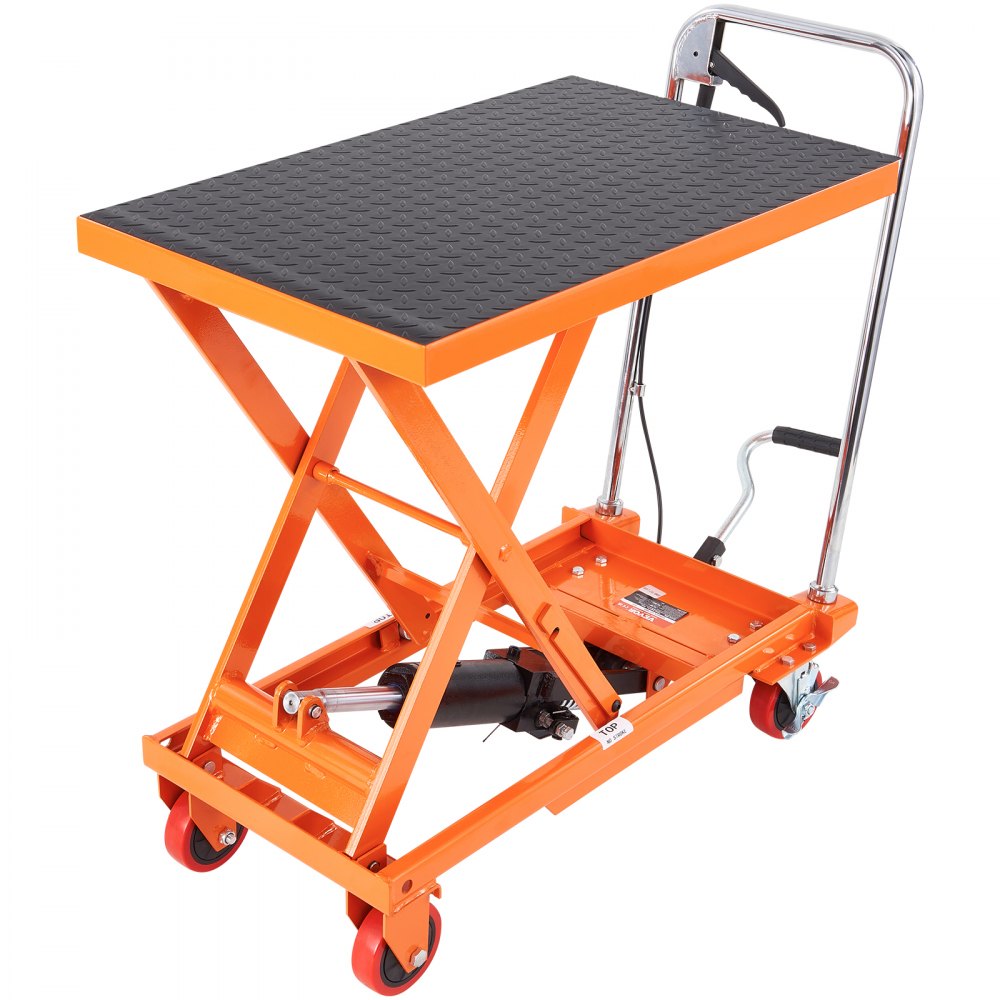VEVOR Hydraulic Lift Table Cart, 500lbs Capacity 28.5