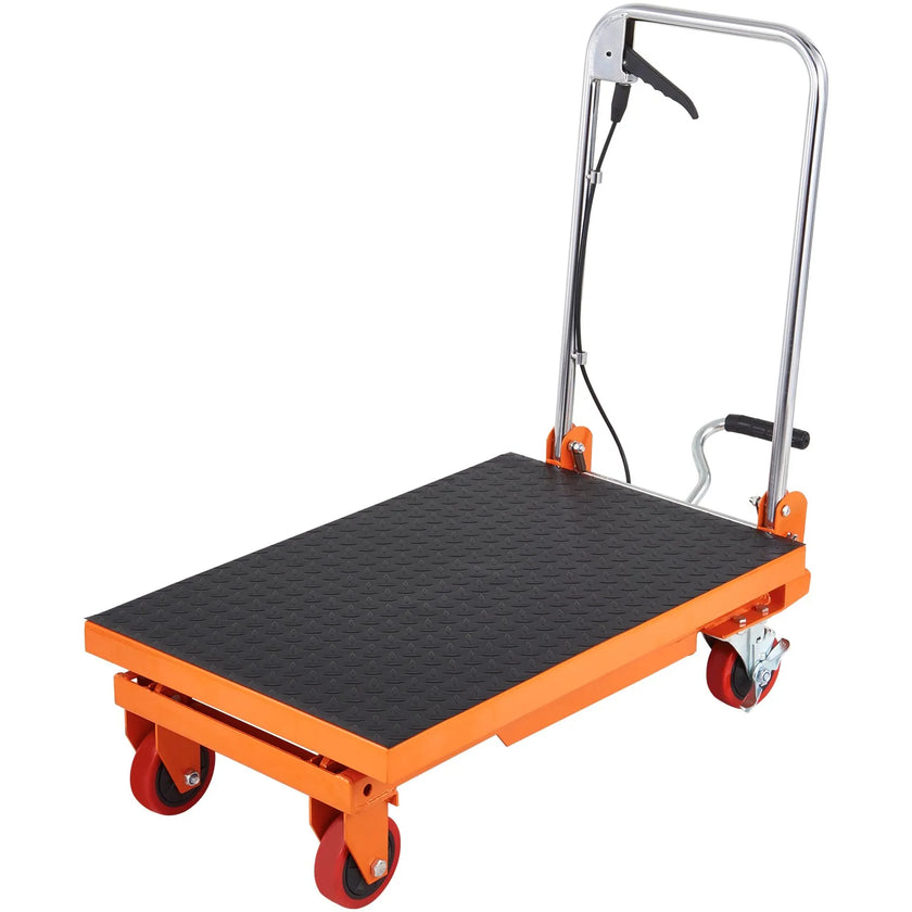 VEVOR Hydraulic Lift Table Cart, 330lbs Capacity 28.5