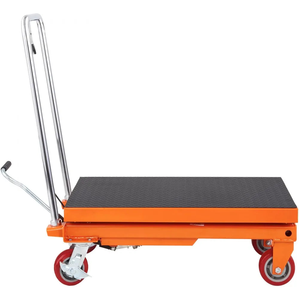 VEVOR Hydraulic Lift Table Cart, 1100lbs Capacity 35.4