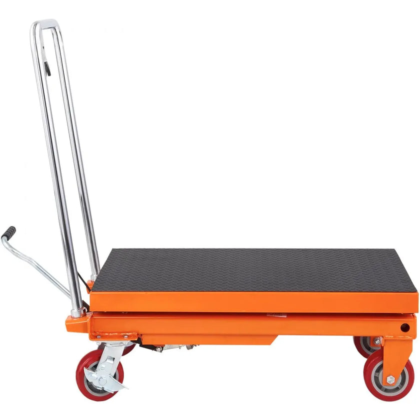 VEVOR Hydraulic Lift Table Cart, 1100lbs Capacity 35.4