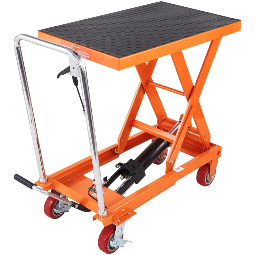 VEVOR Hydraulic Lift Table Cart, 1100lbs Capacity 35.4