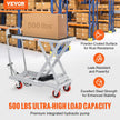 VEVOR Hydraulic Lift Table Cart, 500lbs Capacity 28.5