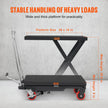 VEVOR Hydraulic Lift Table Cart, 500lbs Capacity 28.5