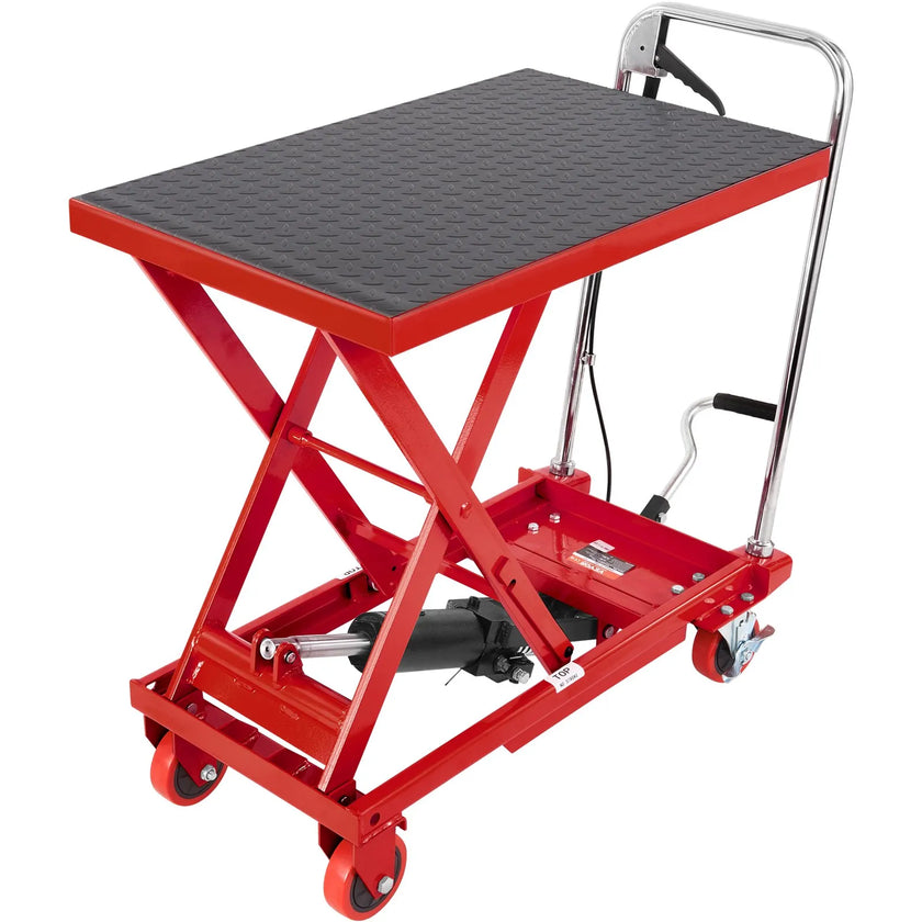 VEVOR Hydraulic Lift Table Cart, 500lbs Capacity 28.5