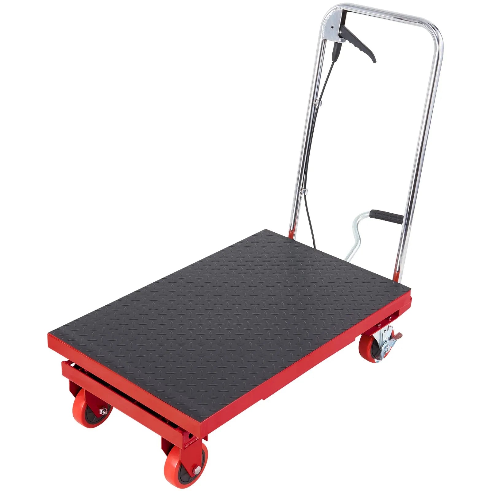 VEVOR Hydraulic Lift Table Cart, 500lbs Capacity 28.5