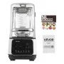 VEVOR Professional Countertop Blender with Sound Shield, 68 oz Capacity, 2200W High-Power Smoothie & Food Processor Blender – White