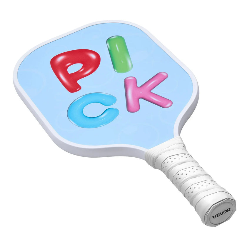 VEVOR Kids Fiberglass Pickleball Paddle Child Size Lightweight Honeycomb Racket