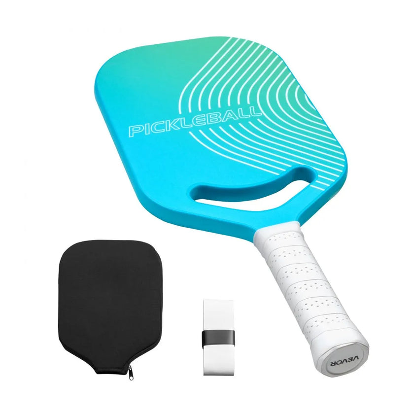 VEVOR Pro Carbon Fiber Pickleball Paddle with Aero Throat Honeycomb Core Racket