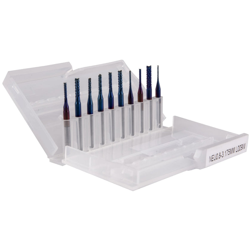 VEVOR 10PCs CNC Router Bits 1/8