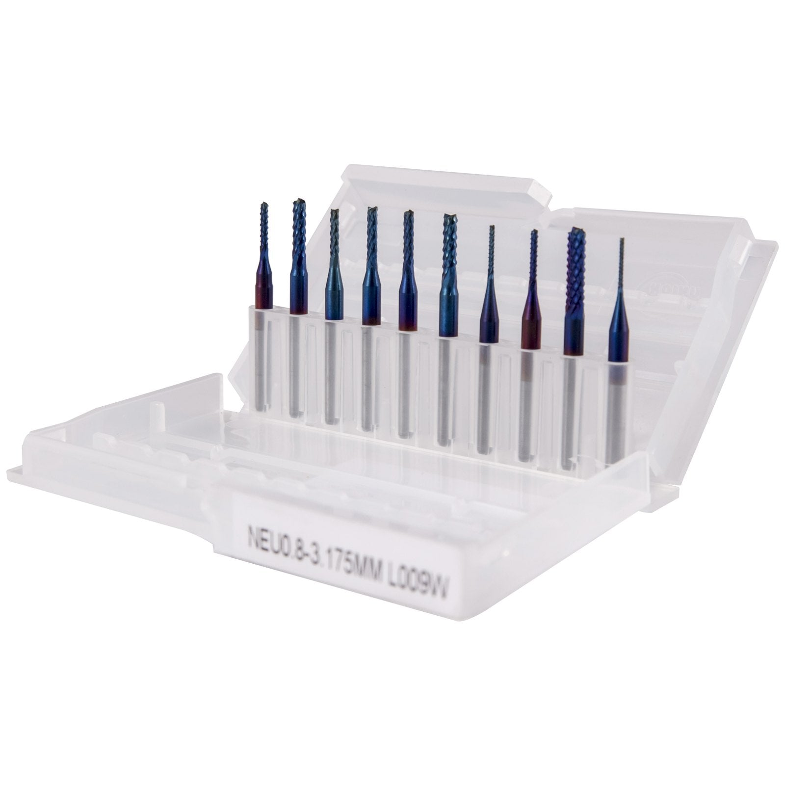 VEVOR 10PCs CNC Router Bits 1/8