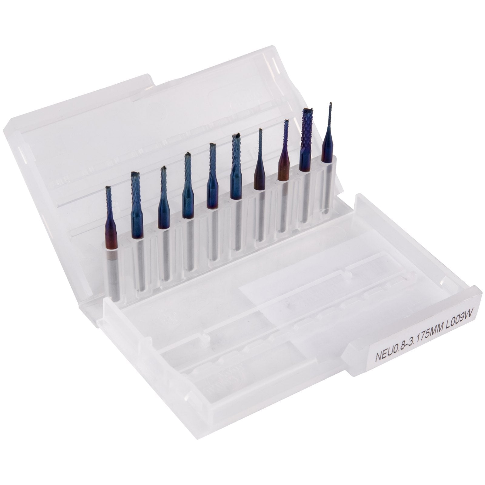 VEVOR 10PCs CNC Router Bits 1/8