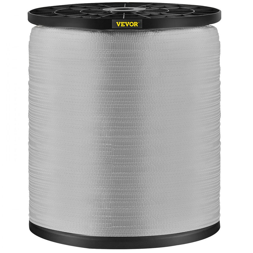 VEVOR Polyester Pull Tape, 1250 lbs Tensile Capacity, Professional Flat Rope 528' x 1/2
