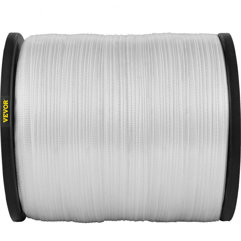 VEVOR Polyester Pull Tape, 1250 lbs Tensile Capacity, Professional Flat Rope 528' x 1/2
