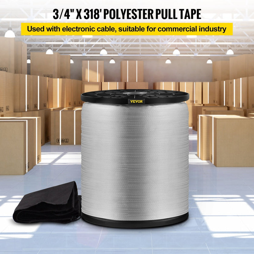 VEVOR 6000Lbs Polyester Pull Tape, 528\' x 1\