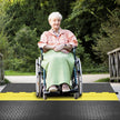 VEVOR Rubber Cable Protector Ramp, 5 Channel, 22000 lbs/axle Capacity Heavy Duty Wire Cover Ramp Hose Cord Ramp Driveway, Traffic Speed Bump with Flip-Open Top Cover, ADA Compliant for Indoor & Outdoo