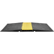 VEVOR Rubber Cable Protector Ramp, 5 Channel, 22000 lbs/axle Capacity Heavy Duty Wire Cover Ramp Hose Cord Ramp Driveway, Traffic Speed Bump with Flip-Open Top Cover, ADA Compliant for Indoor & Outdoo