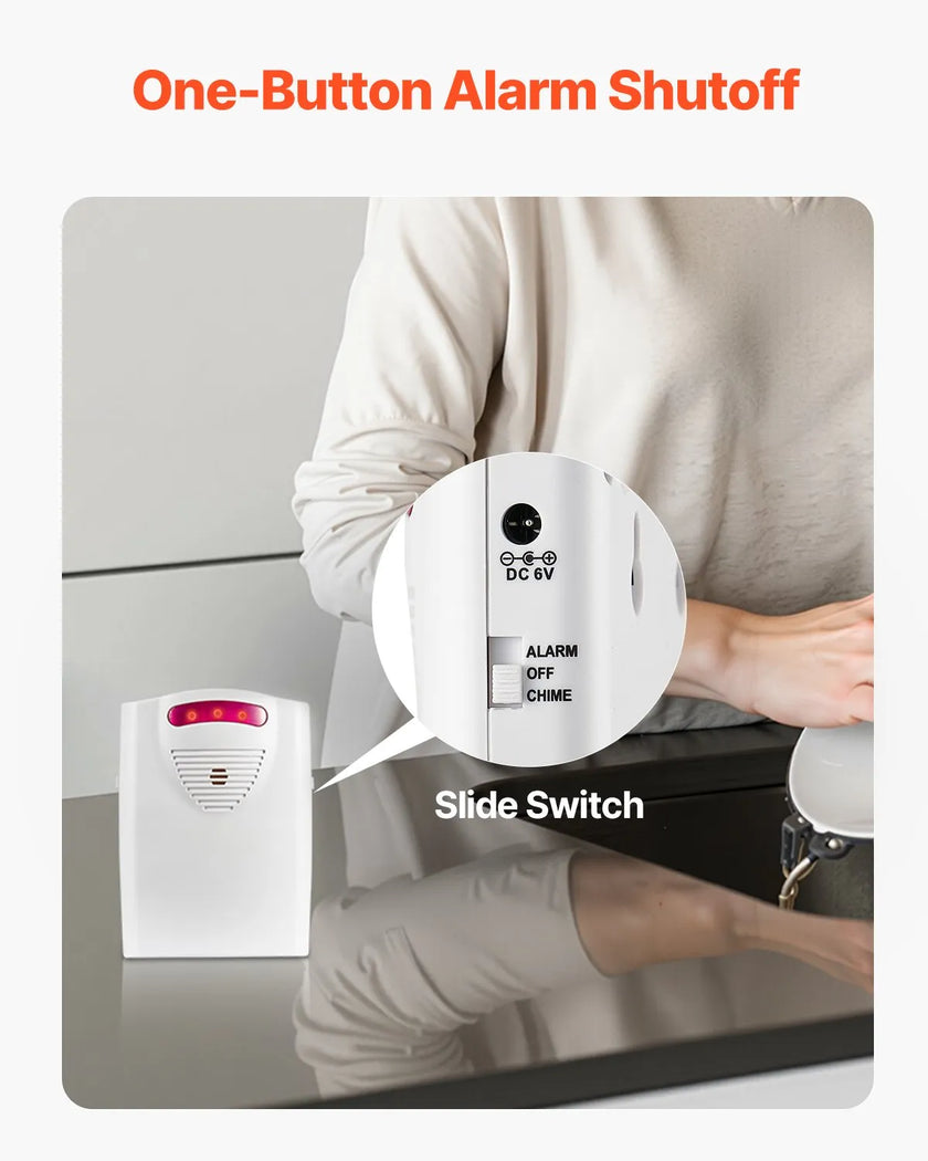 VEVOR Bed Alarm System for Elderly Adults Wireless Bed Sensor Pad with Pager