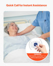 VEVOR Early Alert Bed Alarm System Wireless Bed and Chair Sensor Pad with Pager