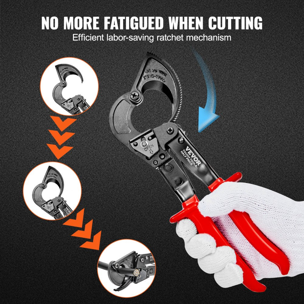 VEVOR Ratcheting Cable Cutter, 10