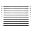 VEVOR 10 Pcs Flat Bungee Cord Set 20 mm Heavy Duty Bungee Straps with S-Hook