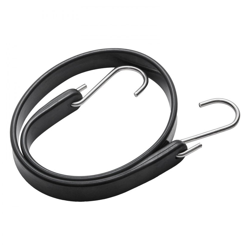 VEVOR 10 Pcs Flat Bungee Cord Set 20 mm Heavy Duty Bungee Straps with S-Hook