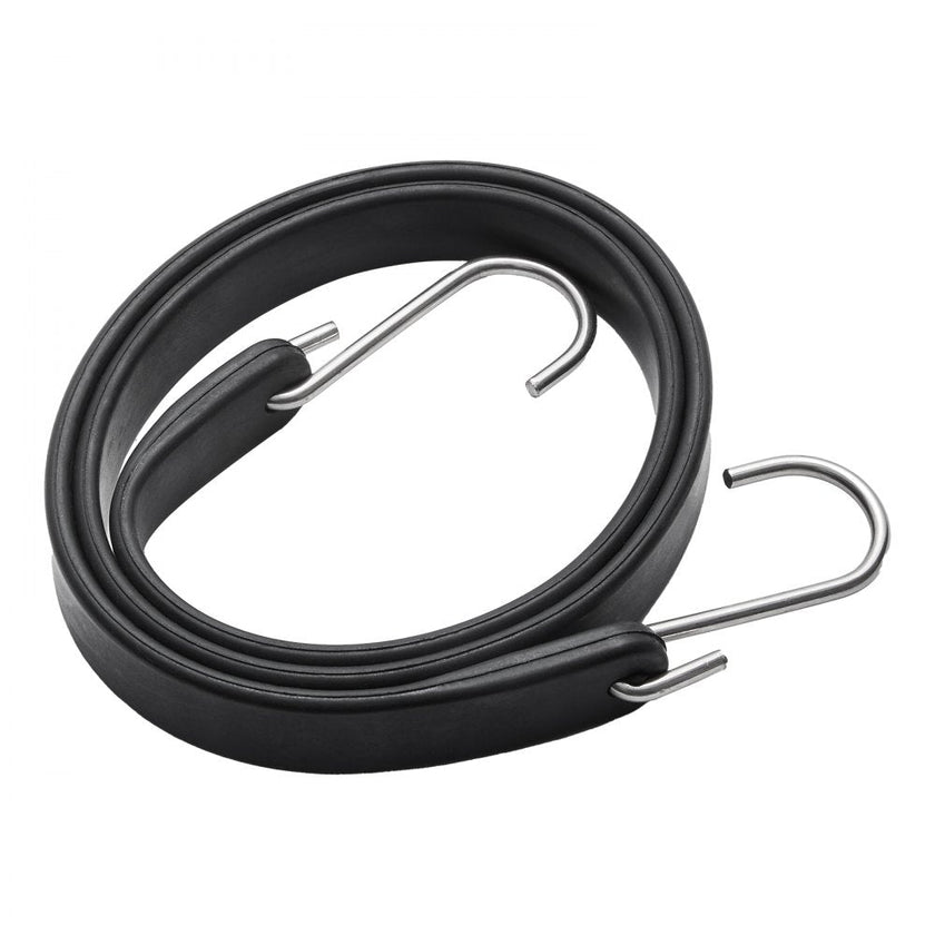 VEVOR 10 Pcs Flat Bungee Cord Set 20 mm Heavy Duty Bungee Straps with S-Hook 36