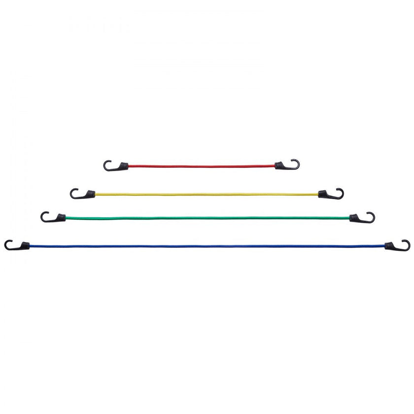 VEVOR 32 Pcs Bungee Cords Set 8 mm Heavy Duty Bungee Straps with A3 Steel Hooks