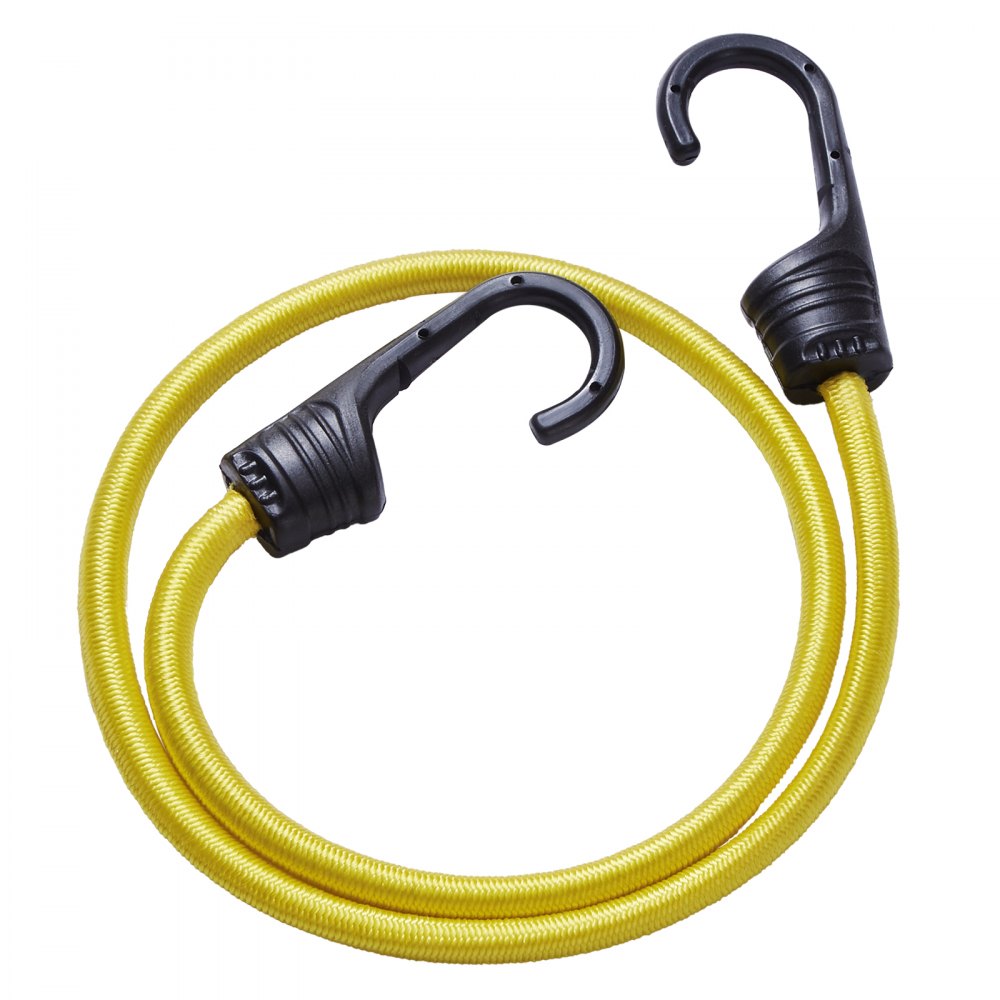 VEVOR 32 Pcs Bungee Cords Set 8 mm Heavy Duty Bungee Straps with A3 Steel Hooks