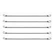 VEVOR 12 Pcs Bungee Cords with Hooks 32 In Heavy Duty Bungee Straps 8 mm Black
