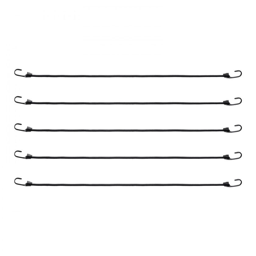 VEVOR 12 Pcs Bungee Cords with Hooks 32 In Heavy Duty Bungee Straps 8 mm Black
