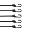 VEVOR 12 Pcs Bungee Cords with Hooks 32 In Heavy Duty Bungee Straps 8 mm Black