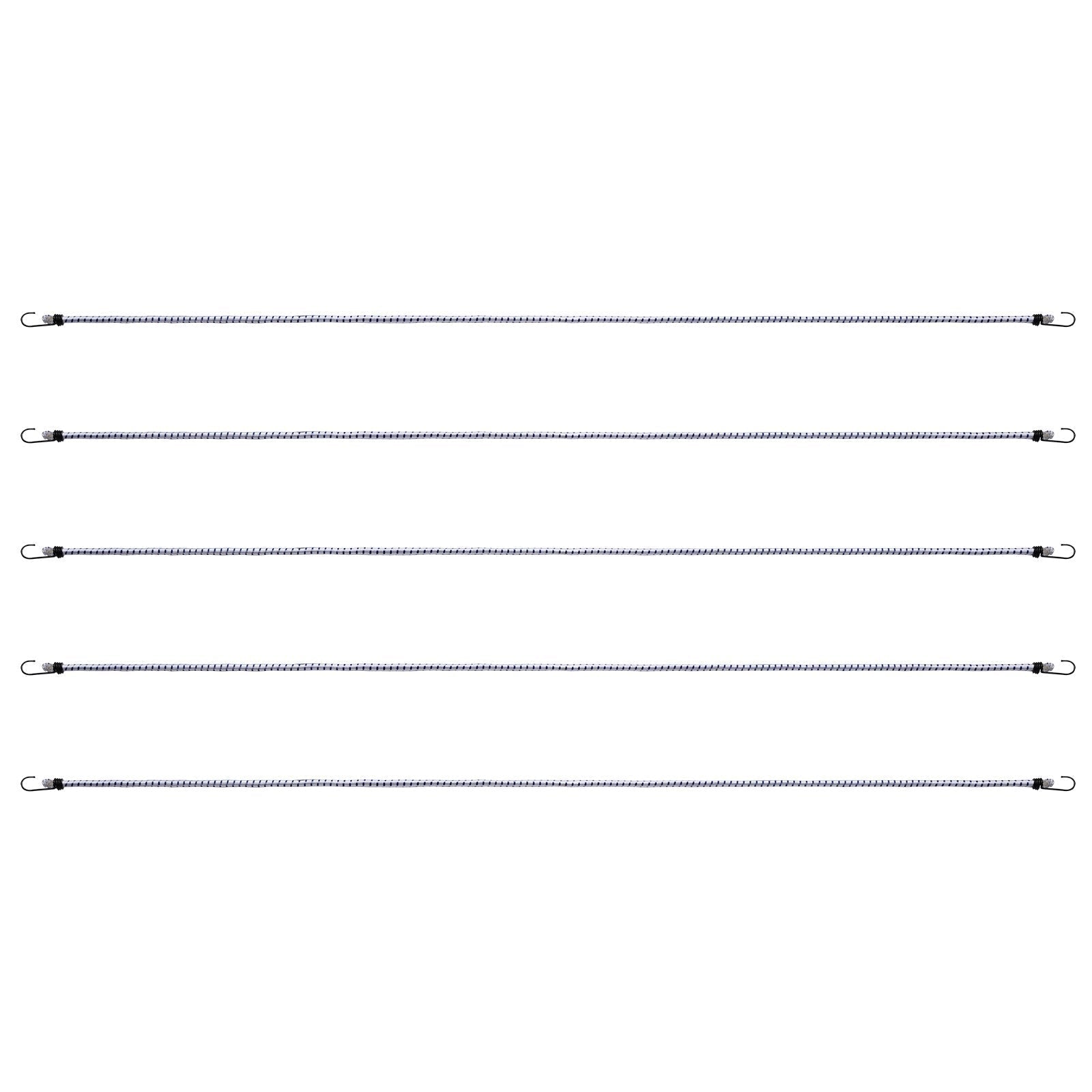 VEVOR 6 Pcs Bungee Cords with A3 Steel Hooks 72