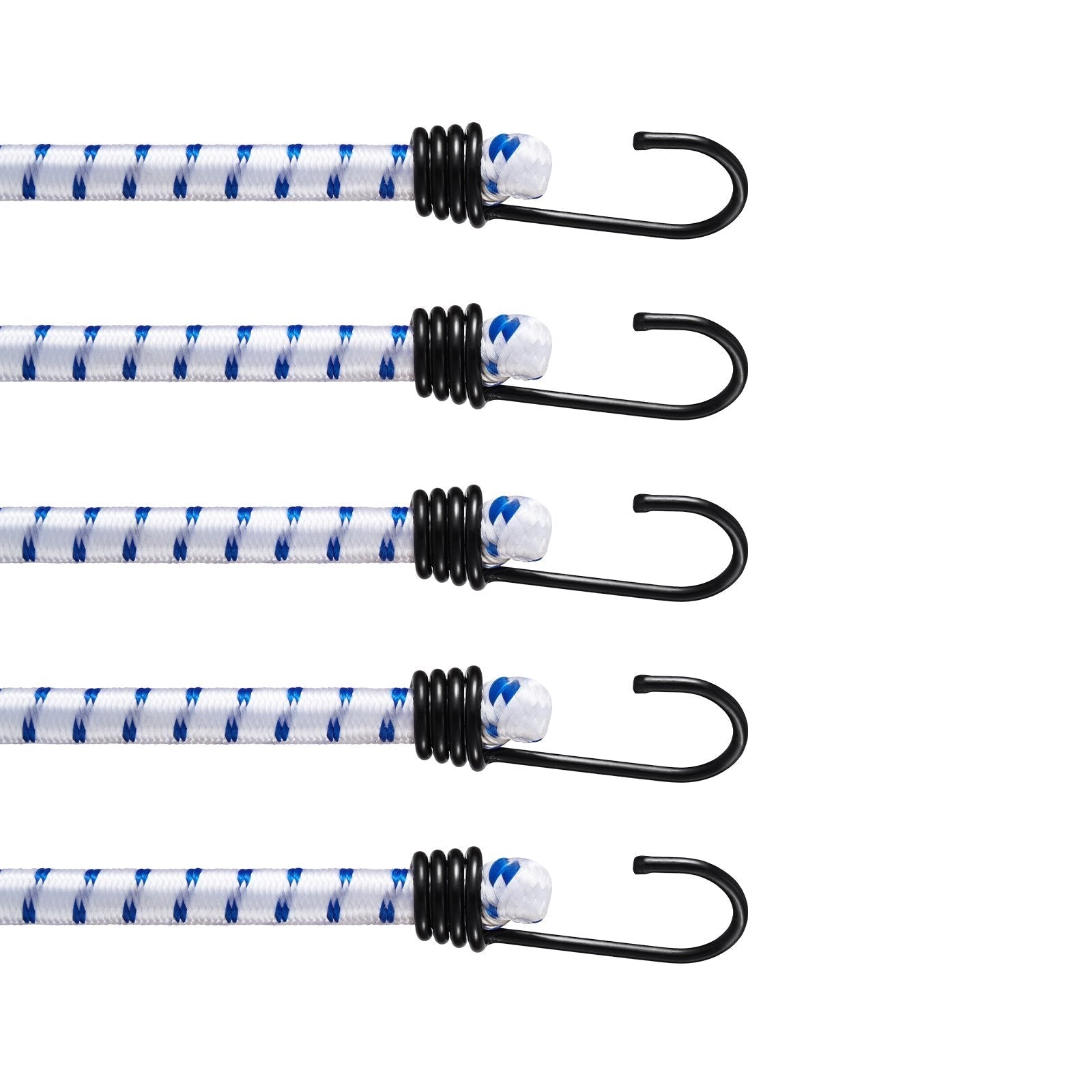 VEVOR 6 Pcs Bungee Cords with A3 Steel Hooks 72