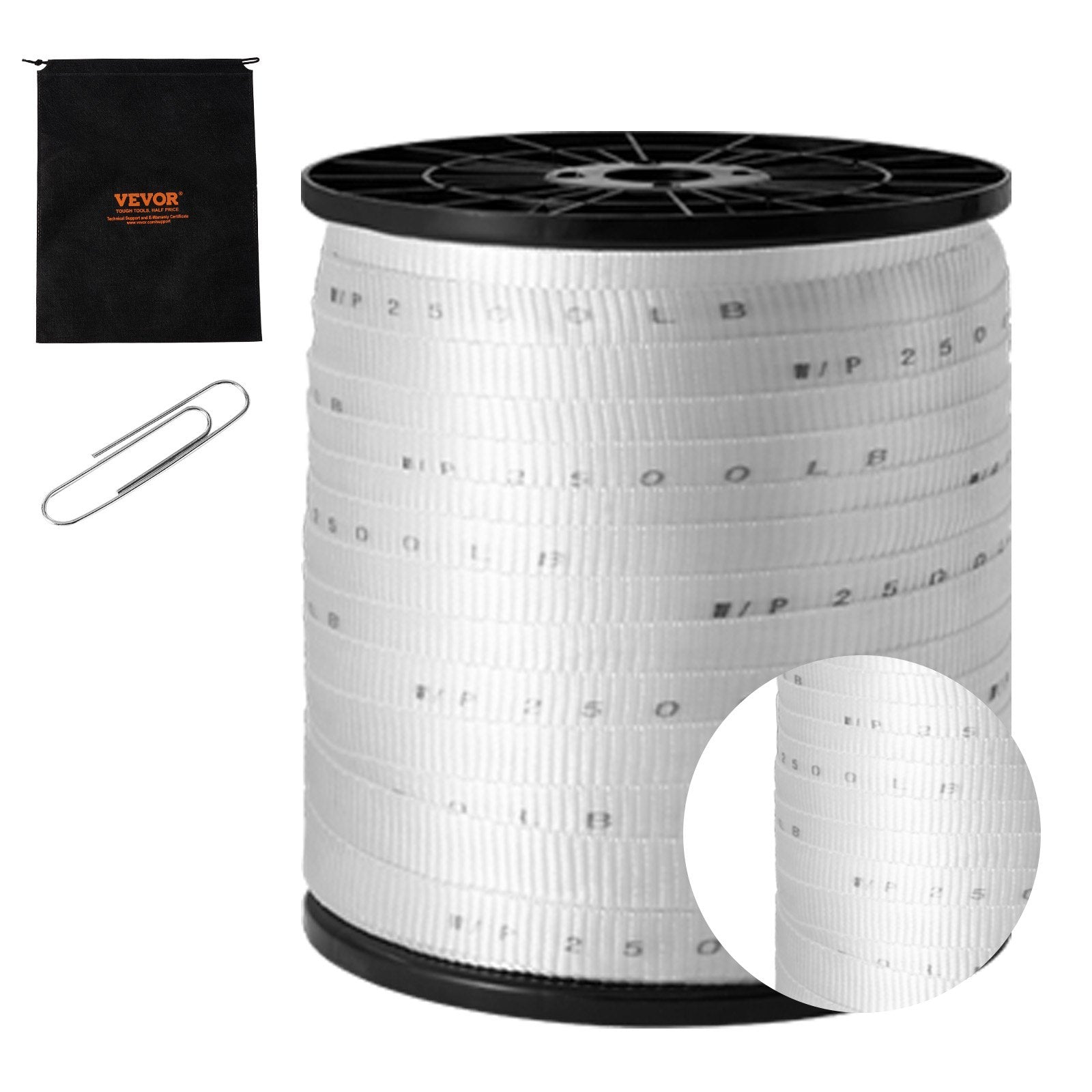 VEVOR Polyester Pull Tape, 3/4