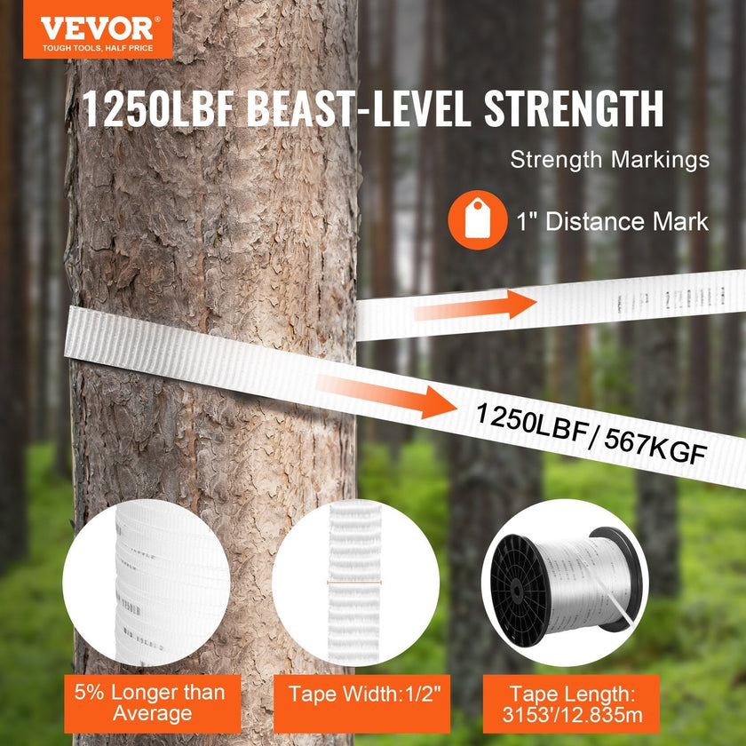 VEVOR Polyester Pull Tape, 1/2