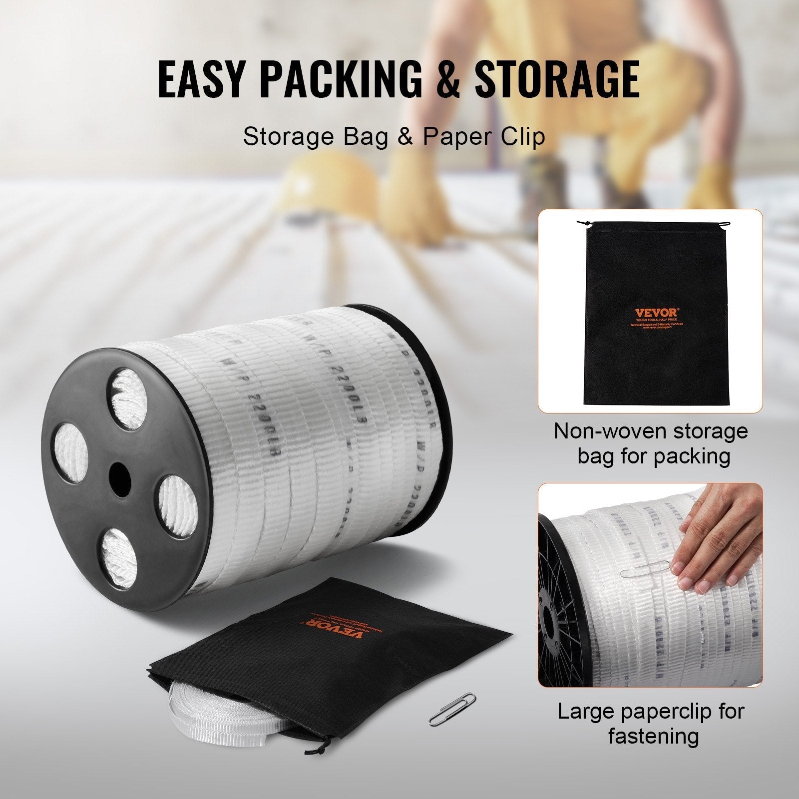 VEVOR Polyester Pull Tape, 5/8