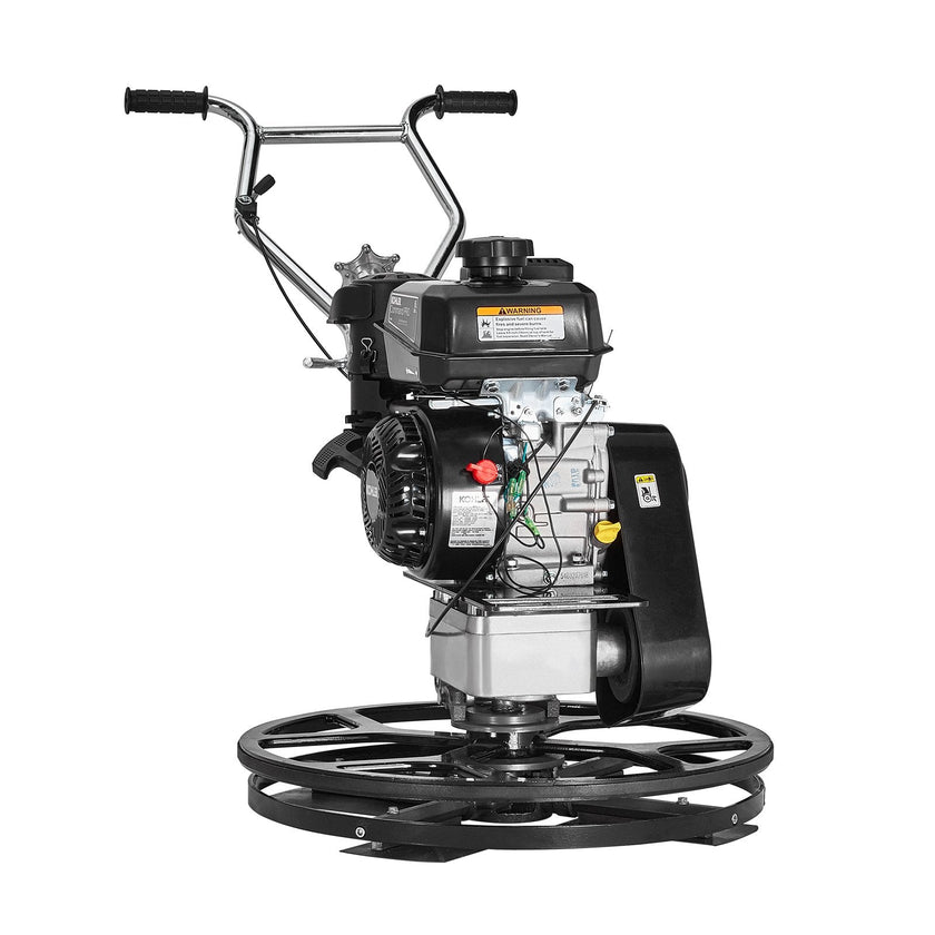 VEVOR Power Walk-Behind Cement Trowel 24” 6HP Gas-Powered with Float Pan Blade