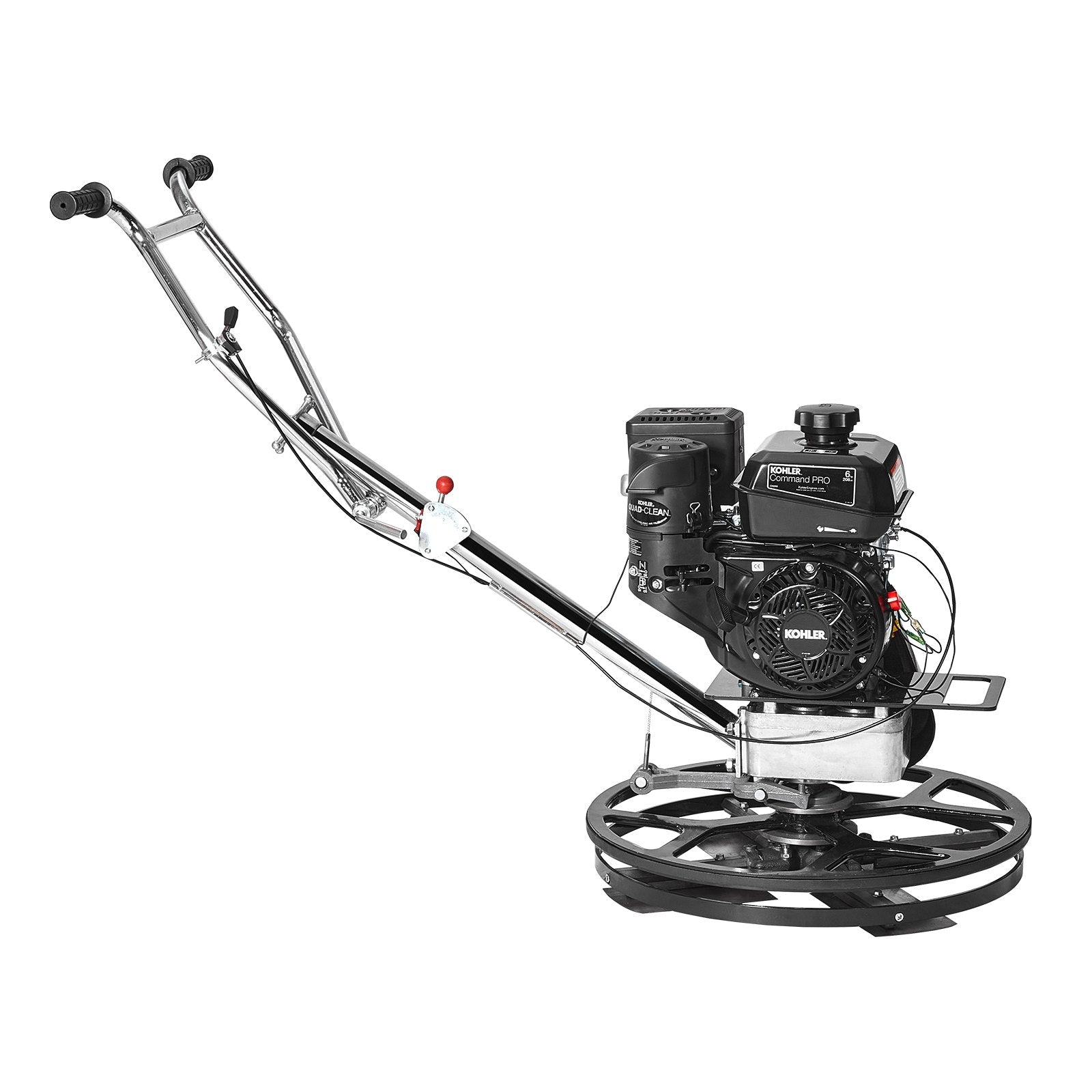VEVOR Power Walk-Behind Cement Trowel 24” 6HP Gas-Powered with Float Pan Blade