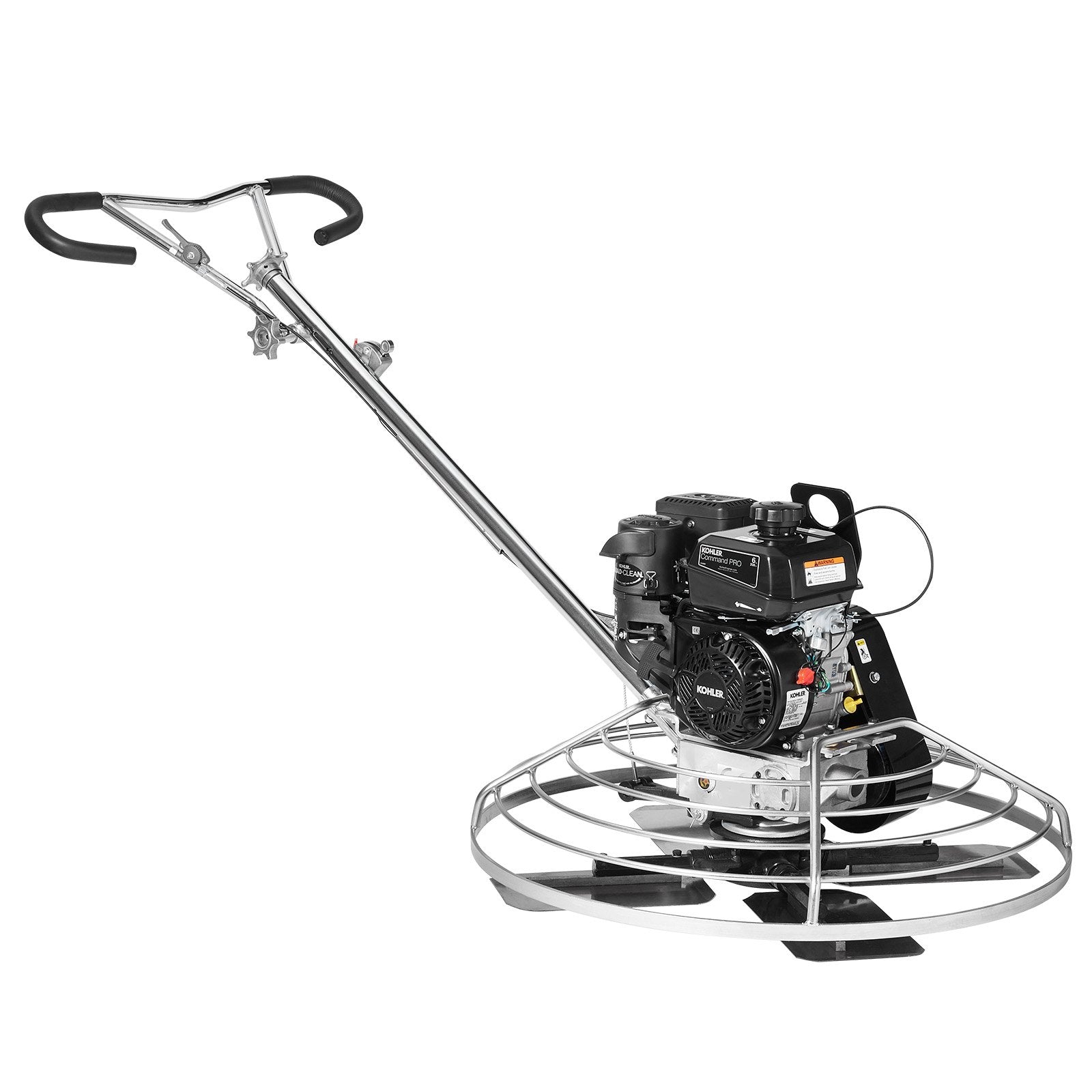 VEVOR Power Walk-Behind Cement Trowel 38” 6HP Gas-Powered with Float Pan Blade