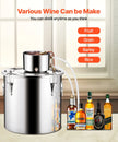 VEVOR Moonshine Still 13 Gal Water Alcohol Distiller Brewing Kit Stainless Steel