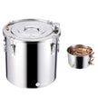 VEVOR Moonshine Still 13 Gal Water Alcohol Distiller Brewing Kit Stainless Steel