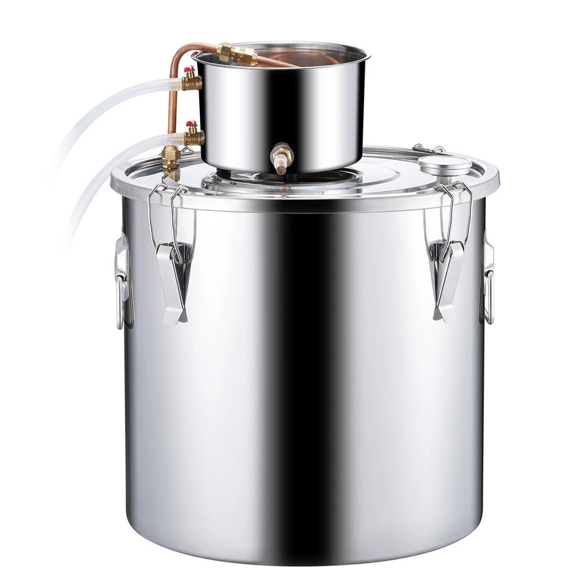 VEVOR Moonshine Still 13 Gal Water Alcohol Distiller Brewing Kit Stainless Steel