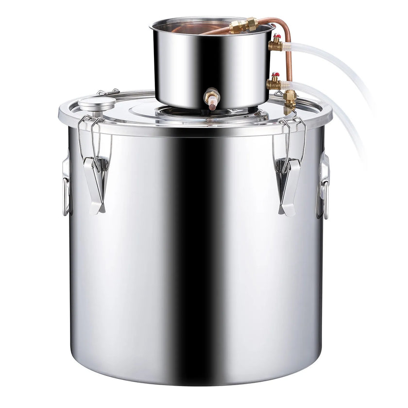 VEVOR Moonshine Still 13 Gal Water Alcohol Distiller Brewing Kit Stainless Steel