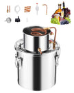 VEVOR Moonshine Still 5 Gal Water Alcohol Distiller Brewing Kit Stainless Steel