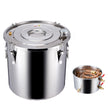 VEVOR Moonshine Still 8 Gal Water Alcohol Distiller Brewing Kit Stainless Steel